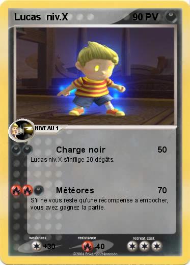 Pokemon Lucas  niv.X