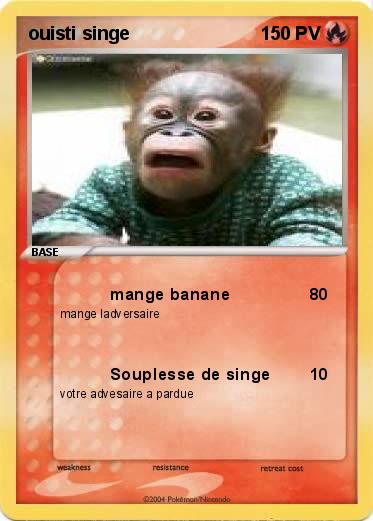 Pokemon ouisti singe