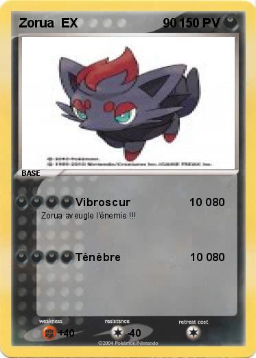 Pokemon Zorua  EX                        90