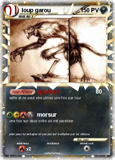 Pokemon loup garou