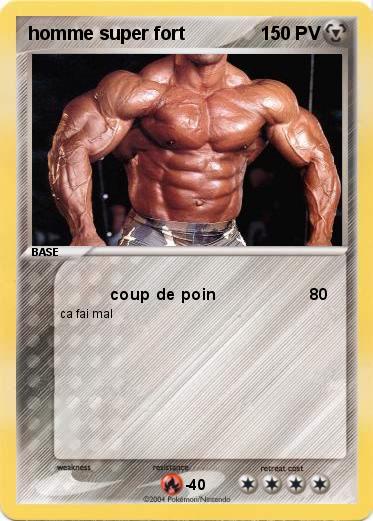 Pokemon homme super fort
