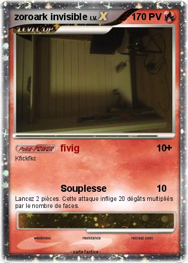 Pokemon zoroark invisible