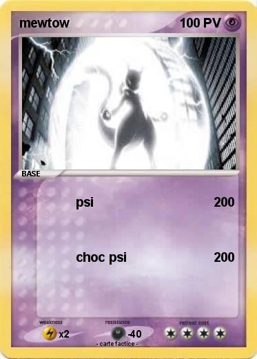 Pokemon mewtow