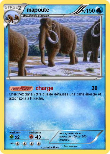 Pokemon mapoute