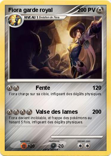 Pokemon Fiora garde royal