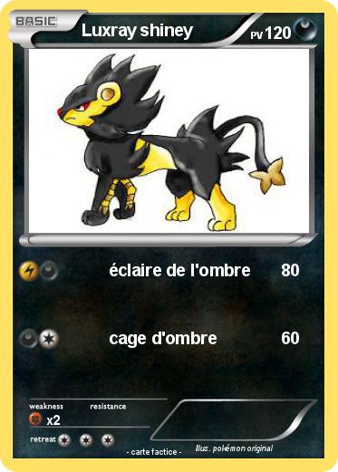 Pokemon Luxray shiney