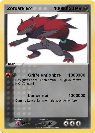 Pokemon Zoroark Ex                 10000