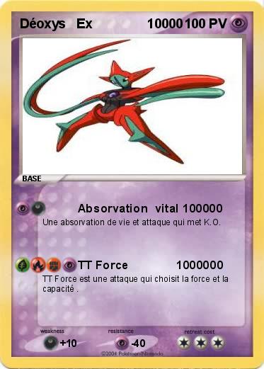 Pokemon Déoxys   Ex               10000