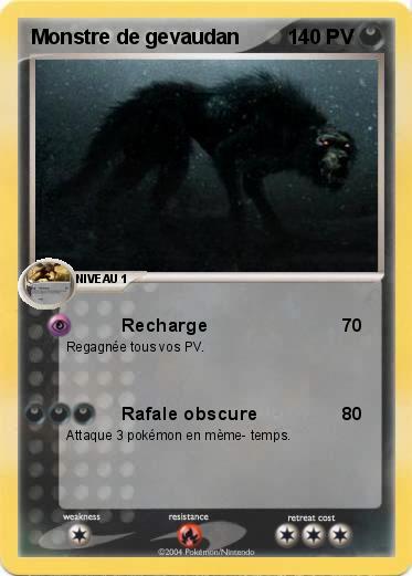 Pokemon Monstre de gevaudan