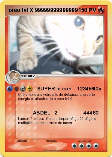 Pokemon oreo lvl X 99999999999999