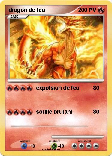 Pokemon dragon de feu