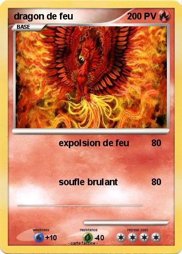 Pokemon dragon de feu