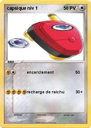Pokemon capsique niv 1