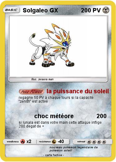 Pokemon Solgaleo GX