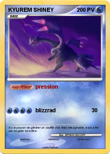 Pokemon KYUREM SHINEY