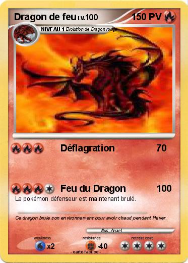 Pokemon Dragon de feu