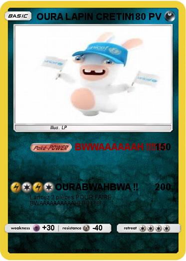 Pokemon OURA LAPIN CRETIN