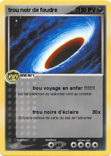 Pokemon trou noir de foudre 