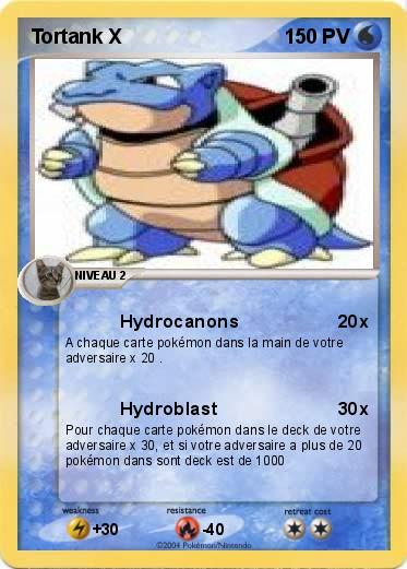 Pokemon Tortank X