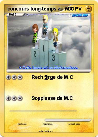Pokemon concours long-temps au W.C