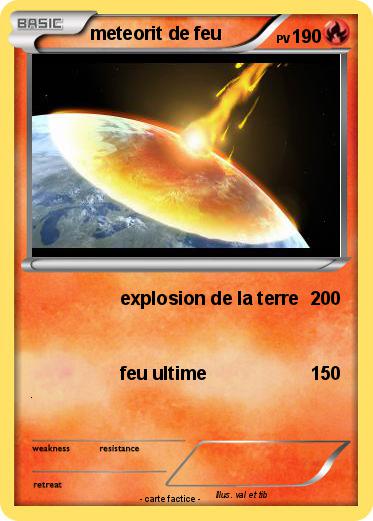 Pokemon meteorit de feu