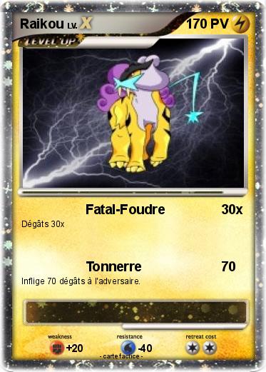 Pokemon Raikou