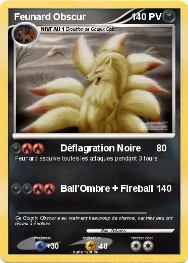 Pokemon Feunard Obscur
