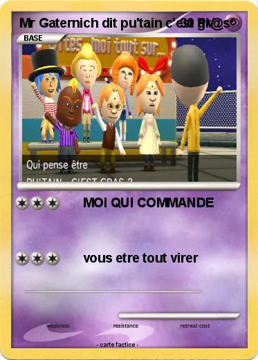Pokemon Mr Gaternich dit pu'tain c'est gr@s