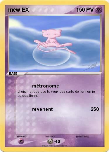 Pokemon mew EX