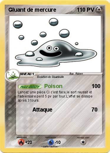 Pokemon Gluant de mercure