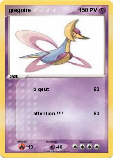 Pokemon gregoire