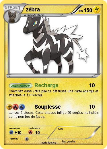 Pokemon zébra