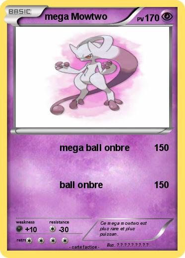 Pokemon mega Mowtwo