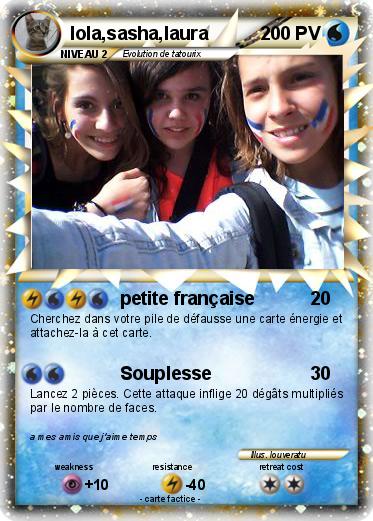 Pokemon lola,sasha,laura