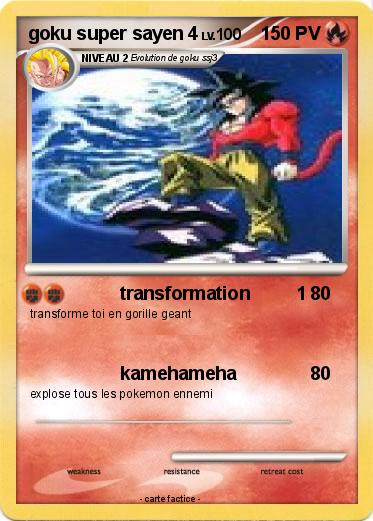 Pokemon goku super sayen 4