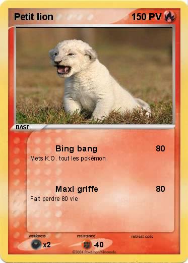 Pokemon Petit lion