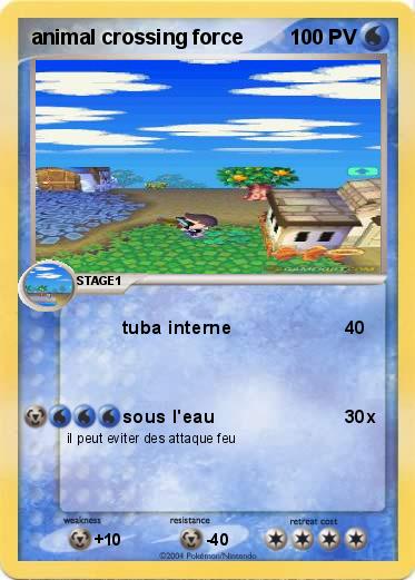 Pokemon animal crossing force 