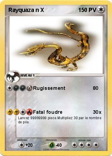 Pokemon Rayquaza n X