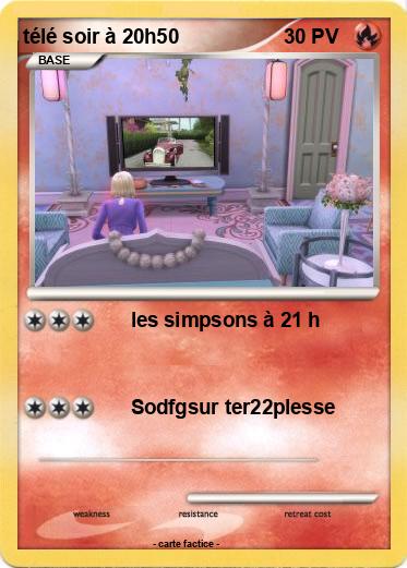 Pokemon télé soir à 20h50