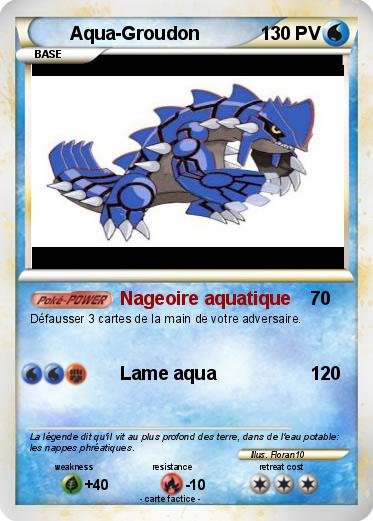 Pokemon Aqua-Groudon