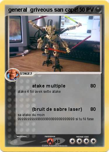 Pokemon general  griveous san cape
