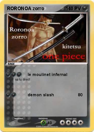 Pokemon RORONOA zorro