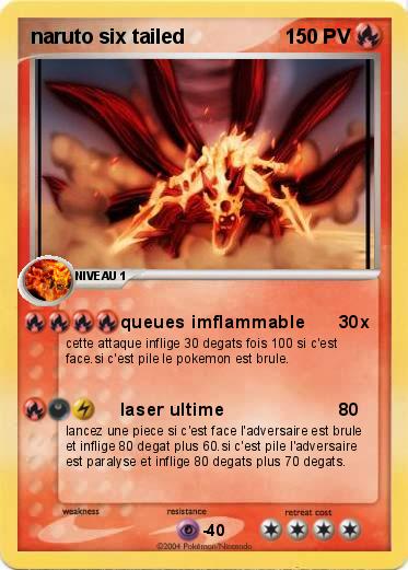 Pokemon naruto six tailed
