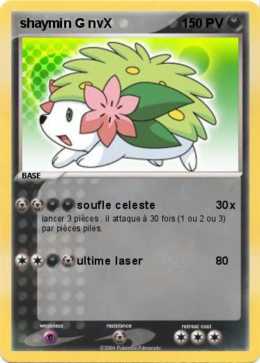 Pokemon shaymin G nvX