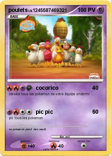 Pokemon poulets
