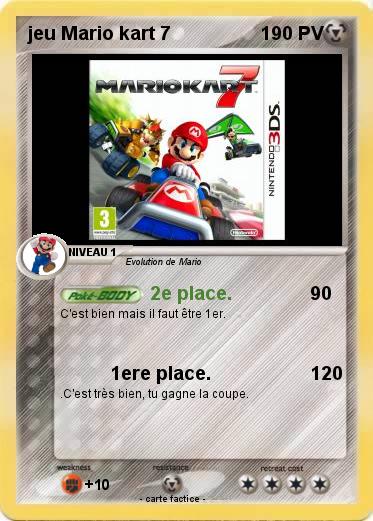 Pokemon jeu Mario kart 7