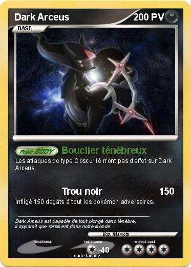 Pokemon Dark Arceus
