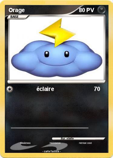 Pokemon Orage