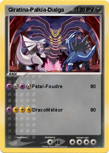 Pokemon Giratina-Palkia-Dialga
