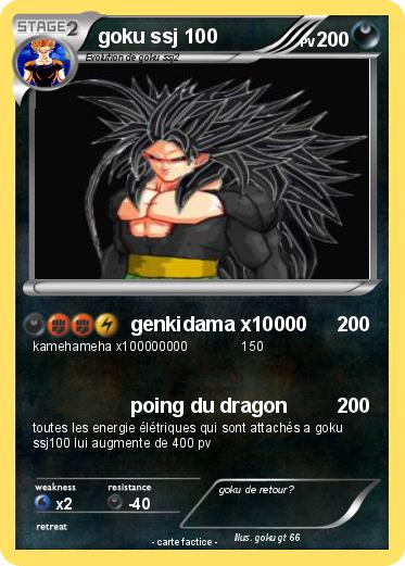 Pokemon goku ssj 100